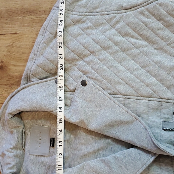 Blank NYC NWT gray oversided puffy moto jacket M - Picture 12 of 14